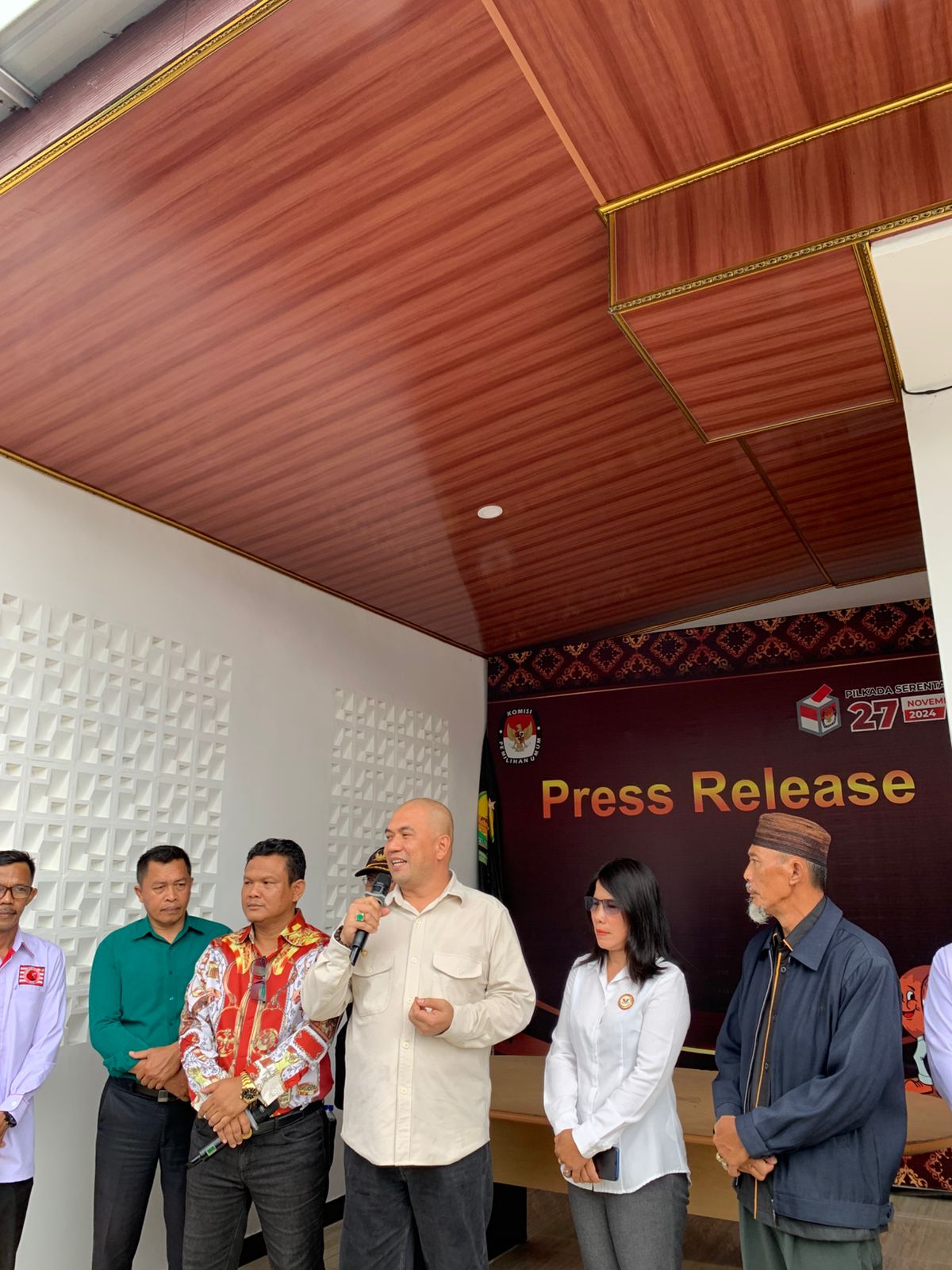 Pernyataan Sikap Pasangan Andi Kusuma-Budiyono dalam Kunjungan ke KPU Kabupaten Bangka